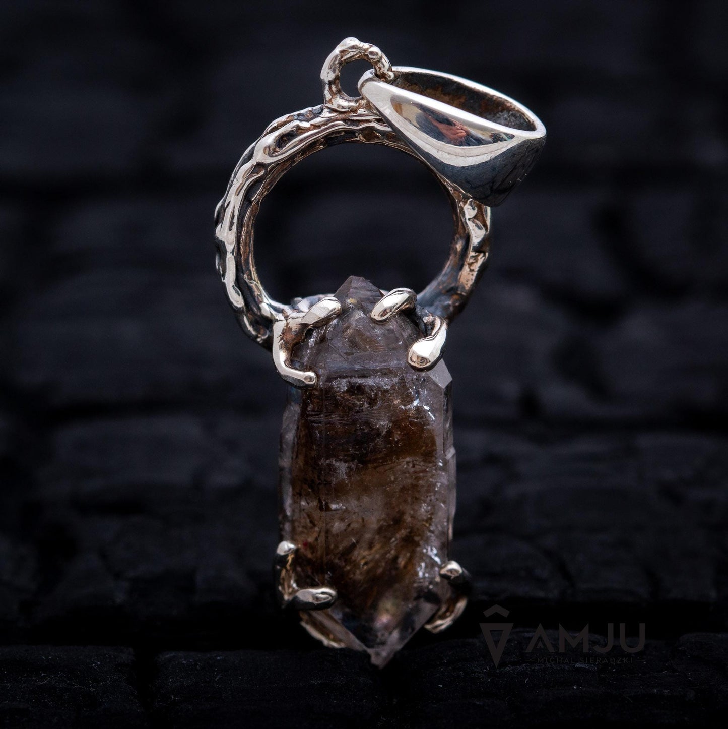 Rainbow Tibetan Quartz, pendant