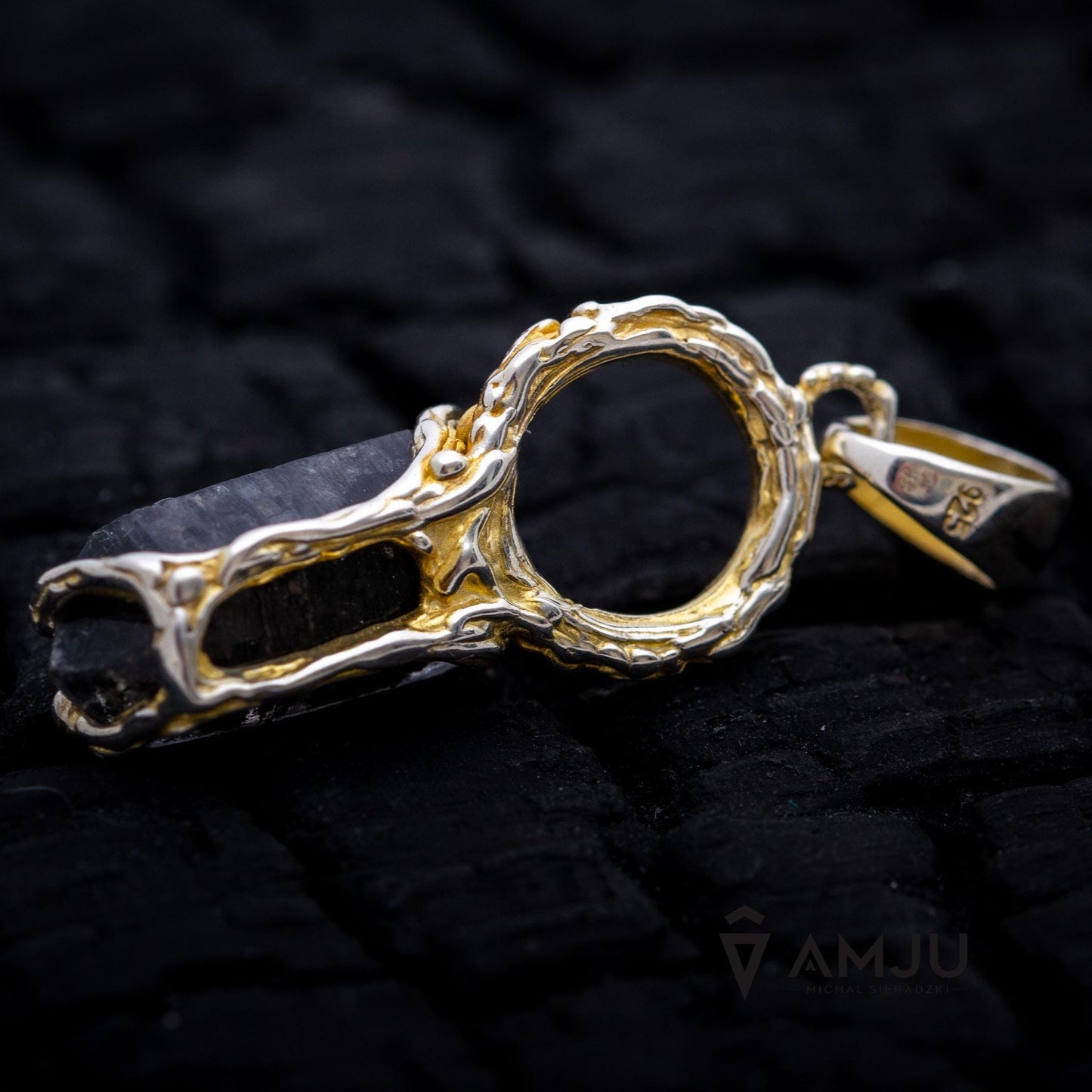 Black Tibetan Quartz, pendant