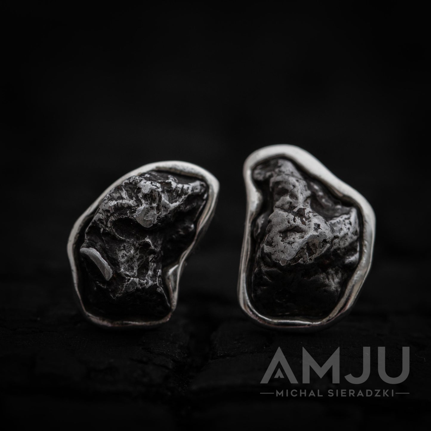Sikhote Alin meteorite earrings