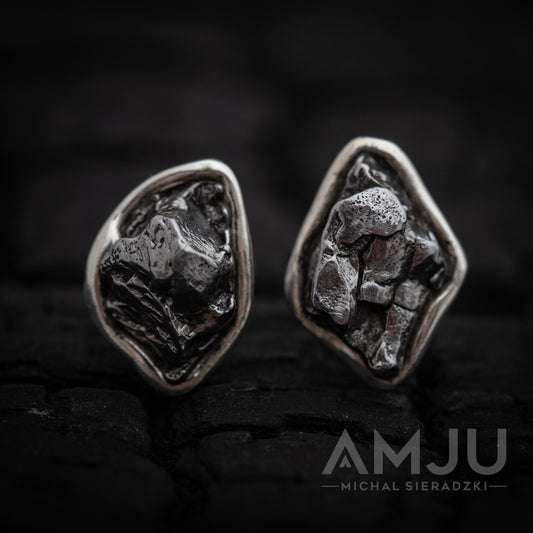 Campo del Cielo Meteorite earrings