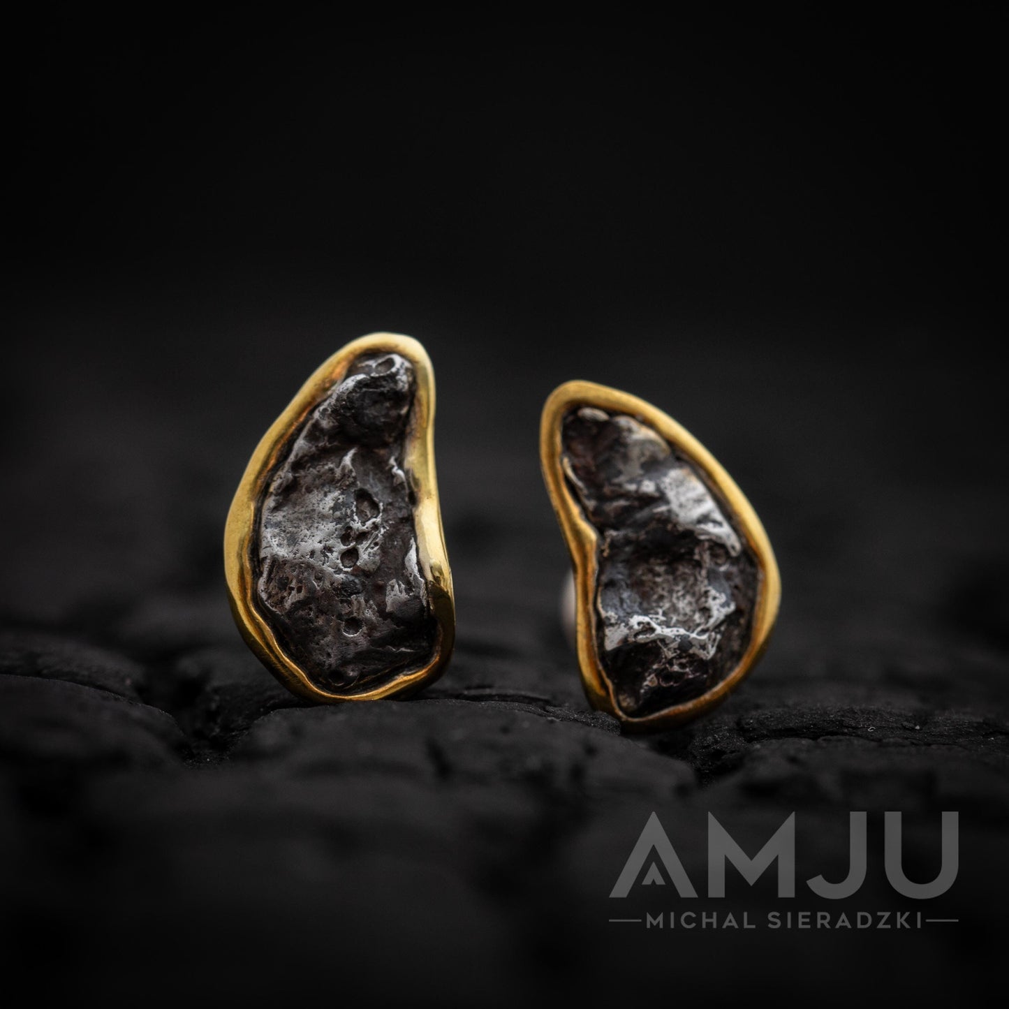 Sikhote Alin meteorite earrings