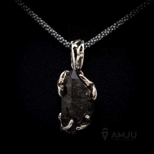 Black Tibetan Quartz, pendant