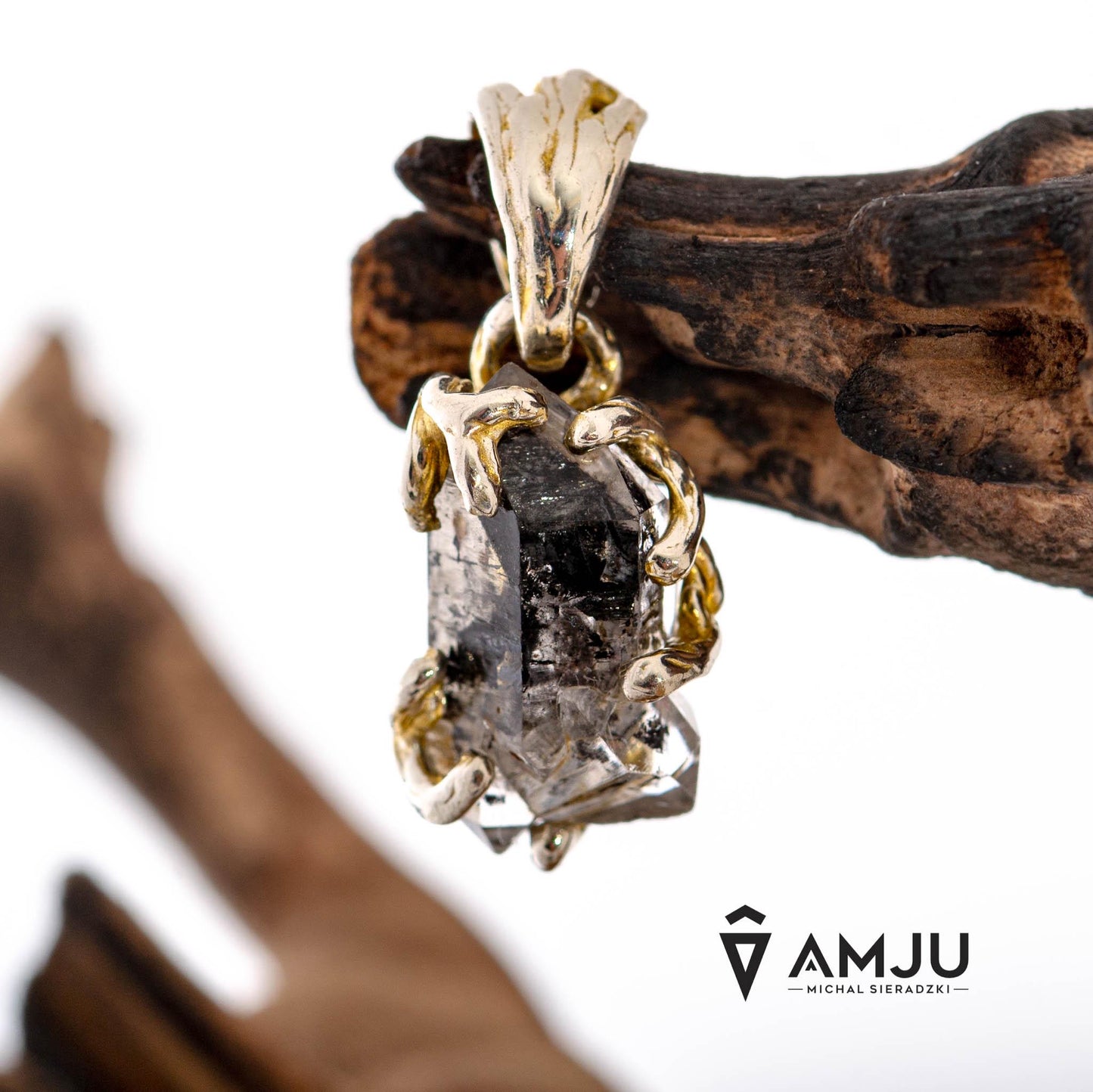 Twin Tibetan Quartz, pendant