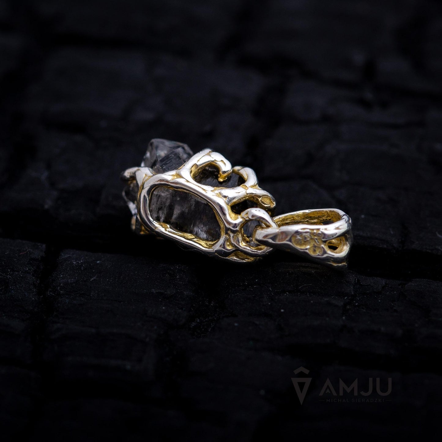 Twin Tibetan Quartz, pendant