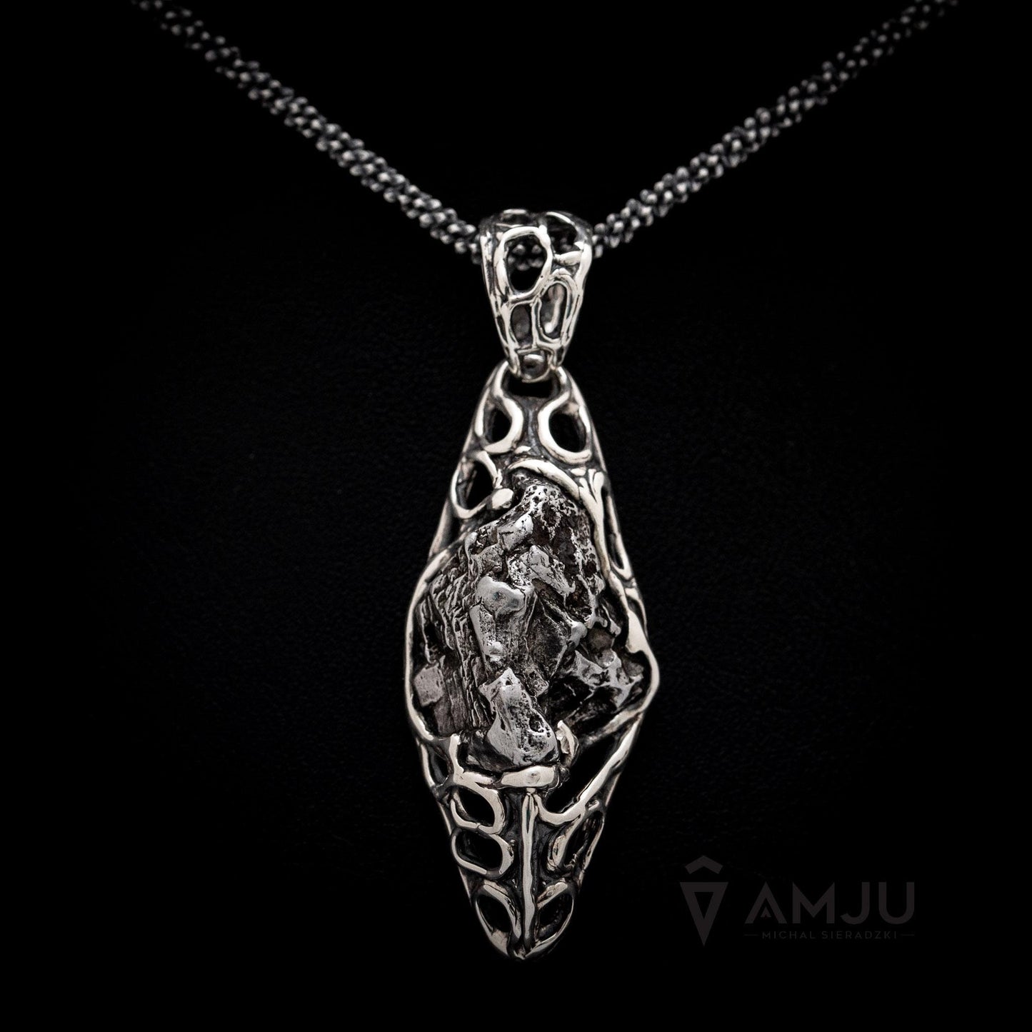 Campo del Cielo meteorite, pendant