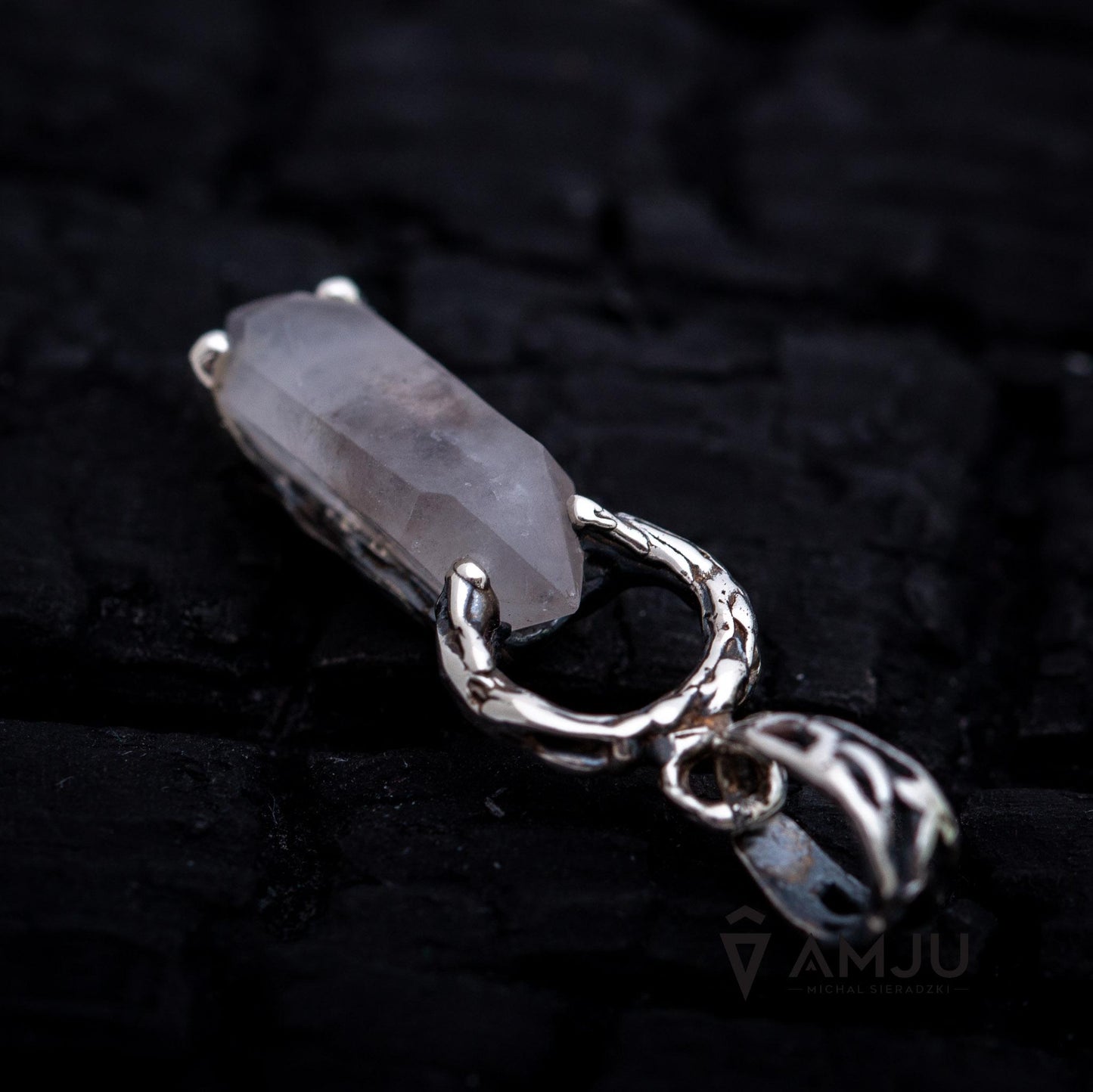 Milk Tibetan Quartz, pendant