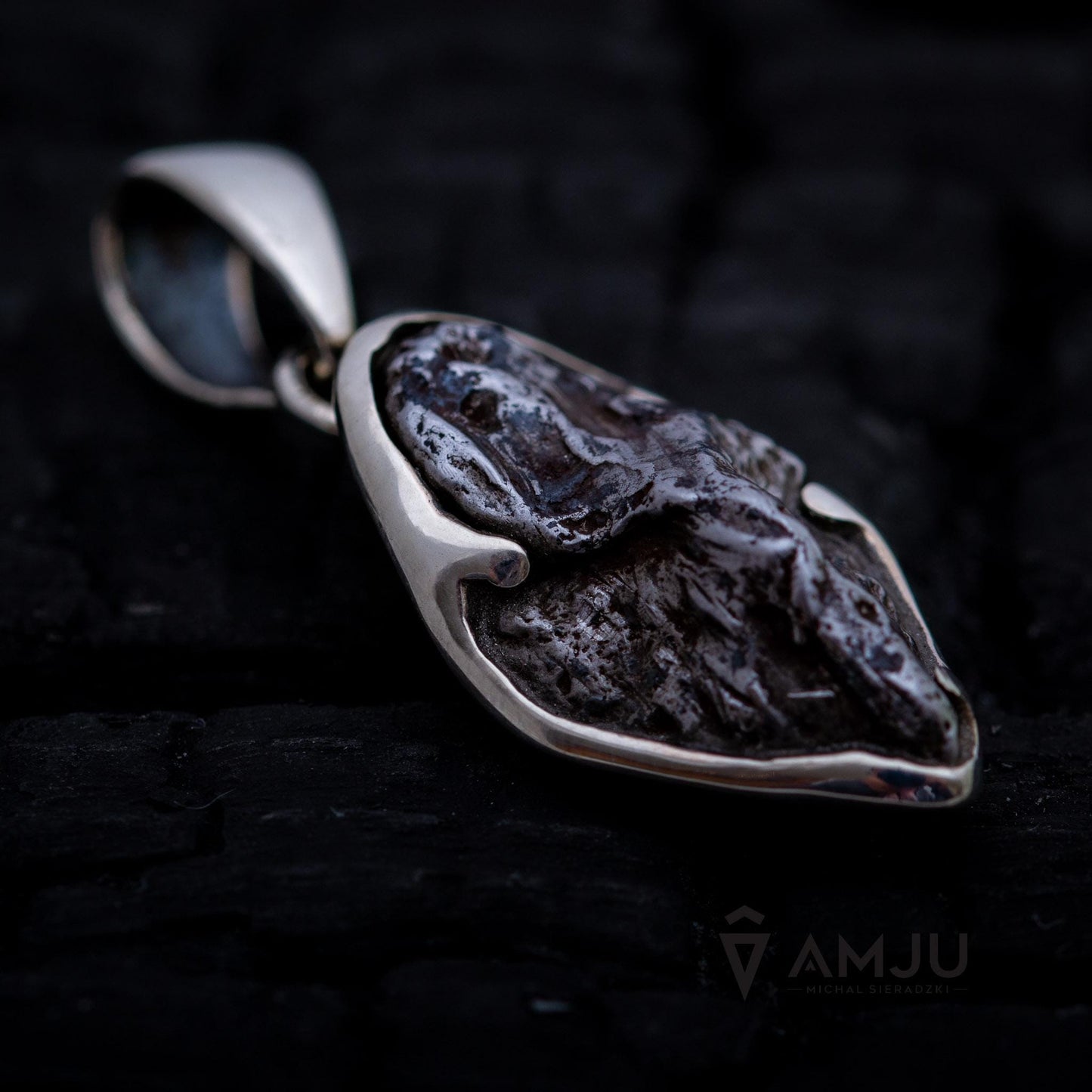 Campo del Cielo meteorite, pendant