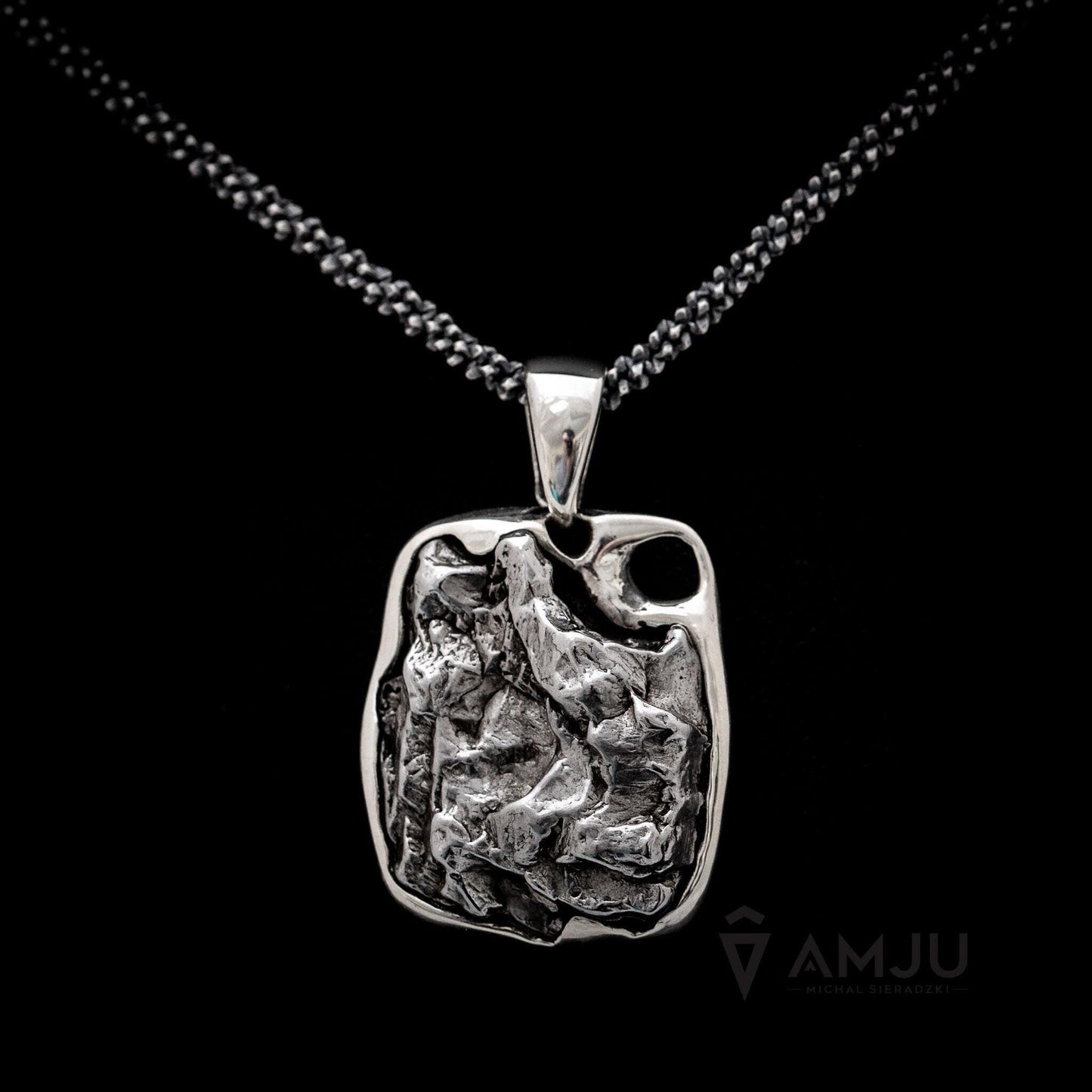 Campo del Cielo meteorite, pendant