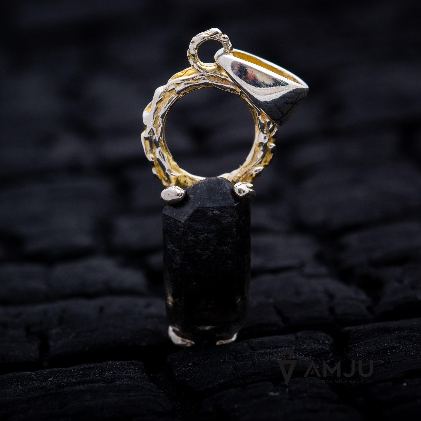 Black Tibetan Quartz, pendant