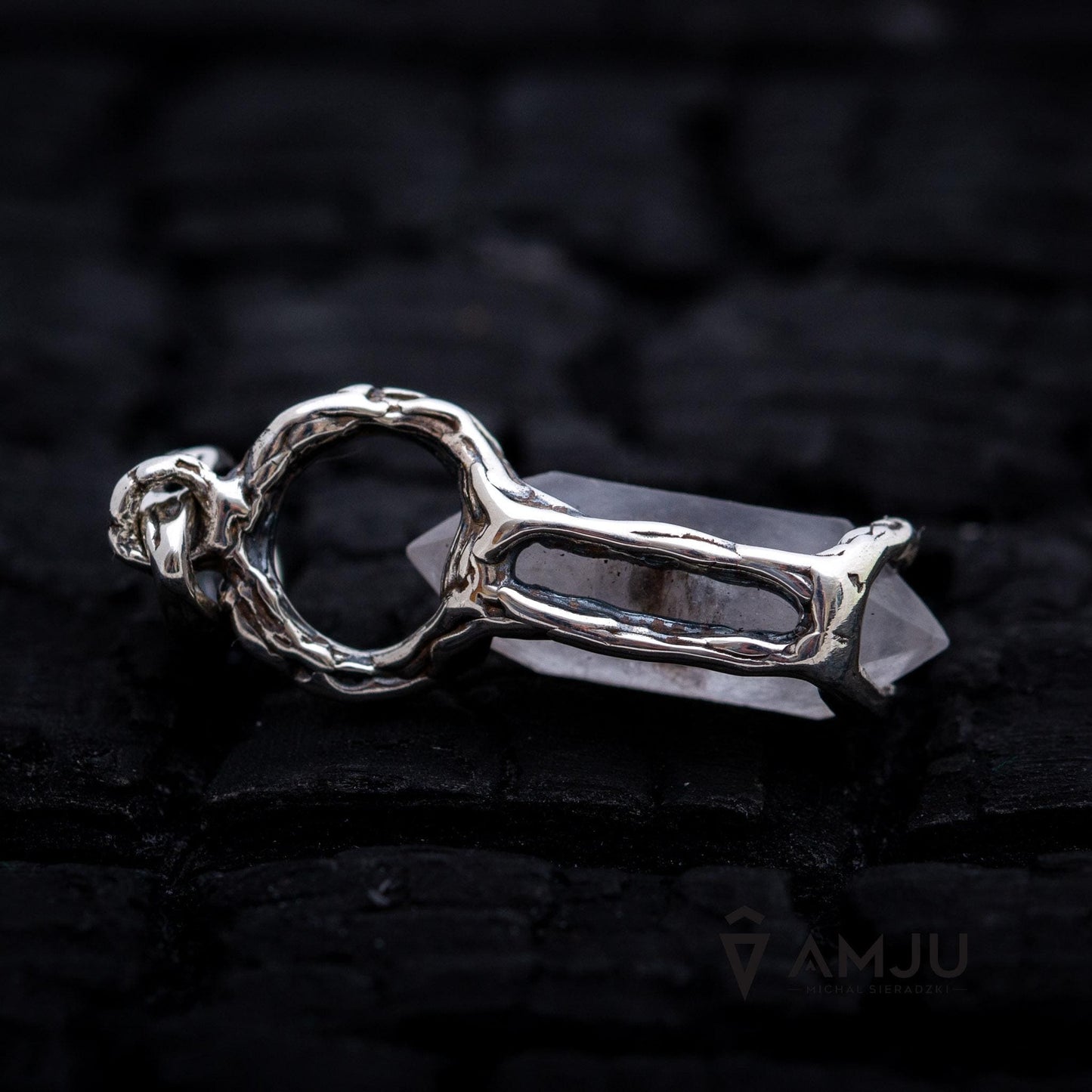 Milk Tibetan Quartz, pendant