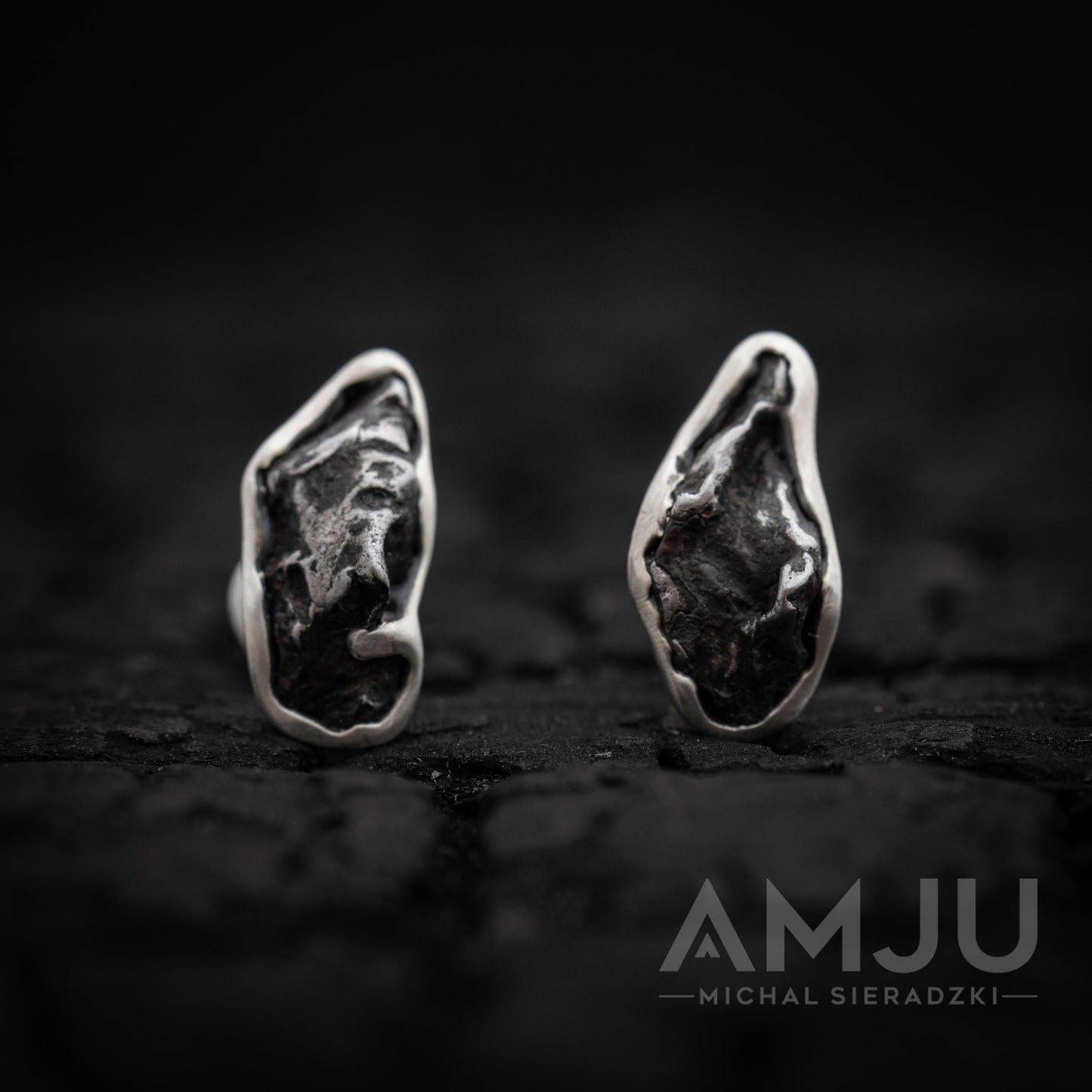 Sikhote Alin meteorite earrings