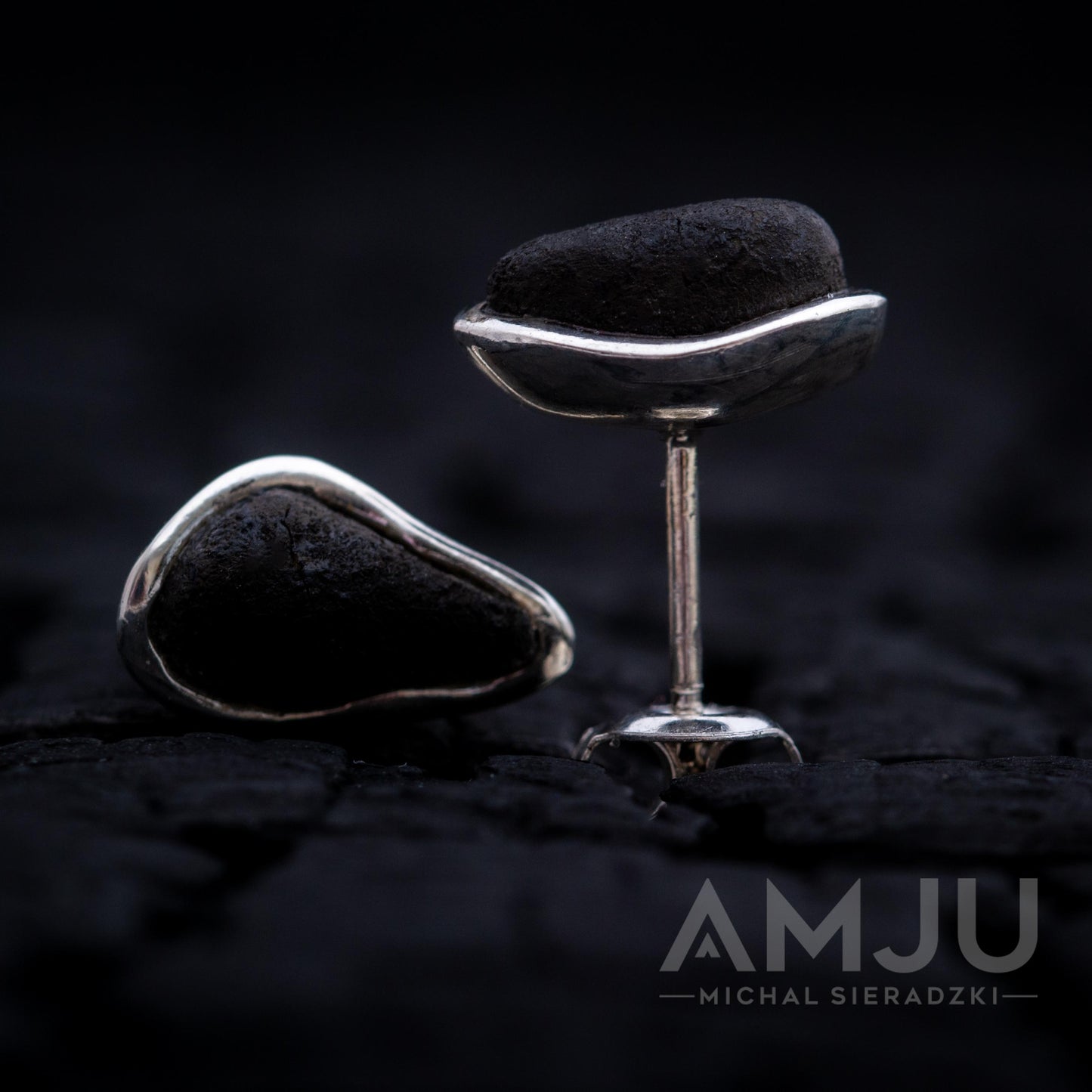 Chelyabinsk Meteorite earrings