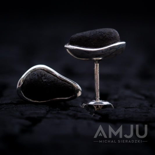 Chelyabinsk Meteorite earrings