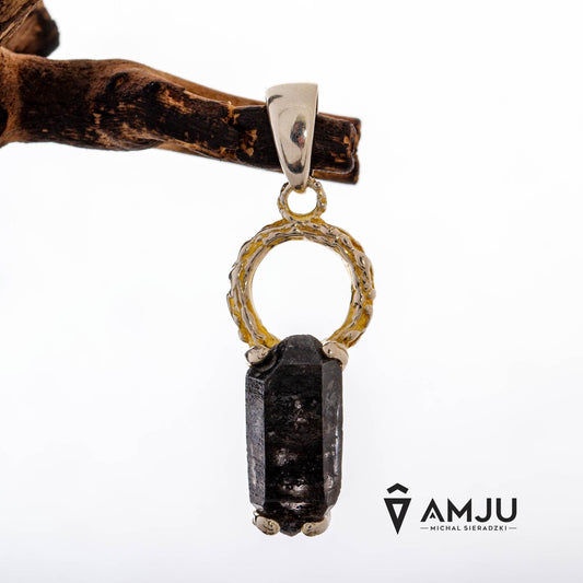 Black Tibetan Quartz, pendant