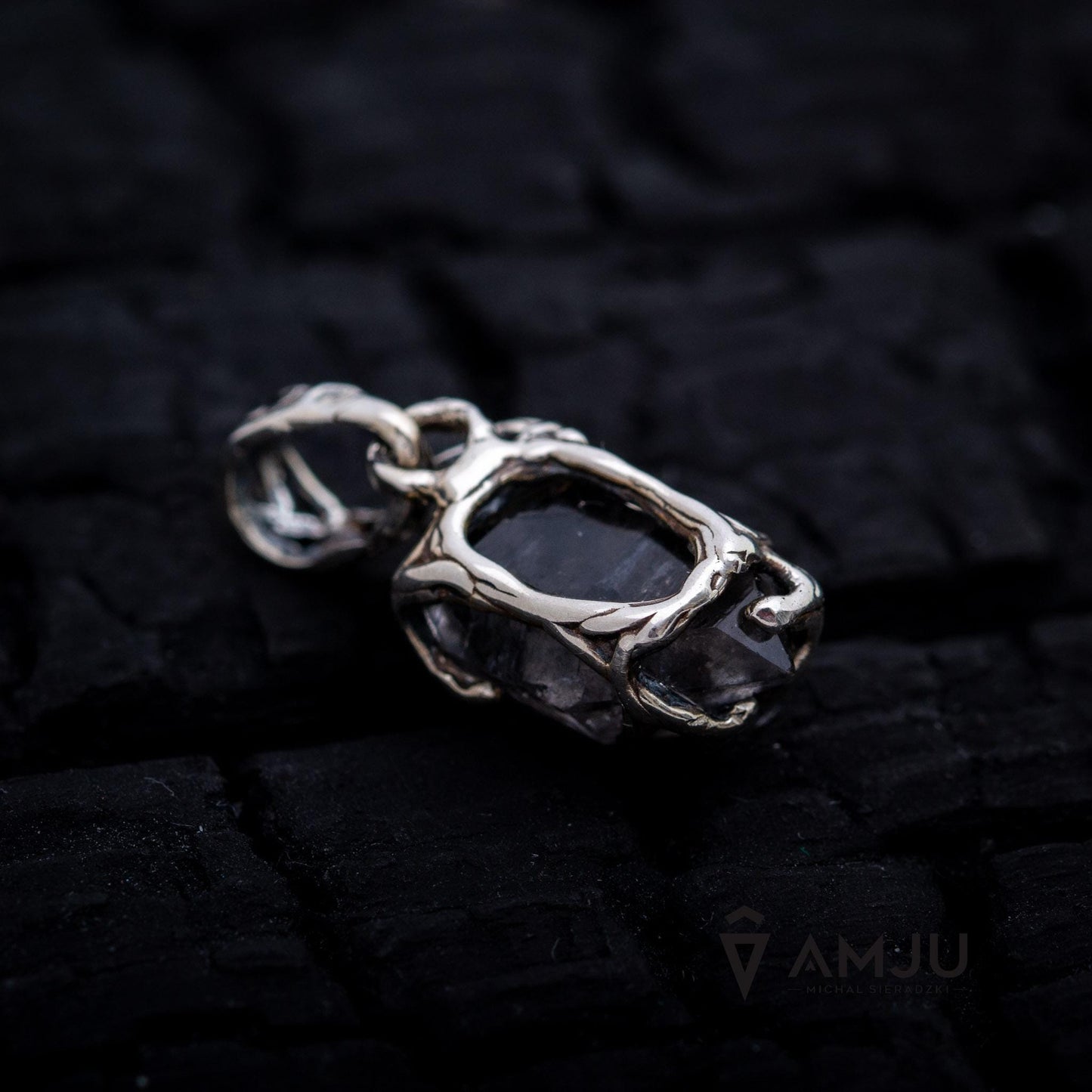 Black Tibetan Quartz, pendant