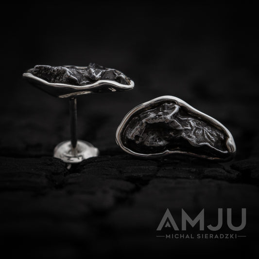 Sikhote Alin meteorite earrings