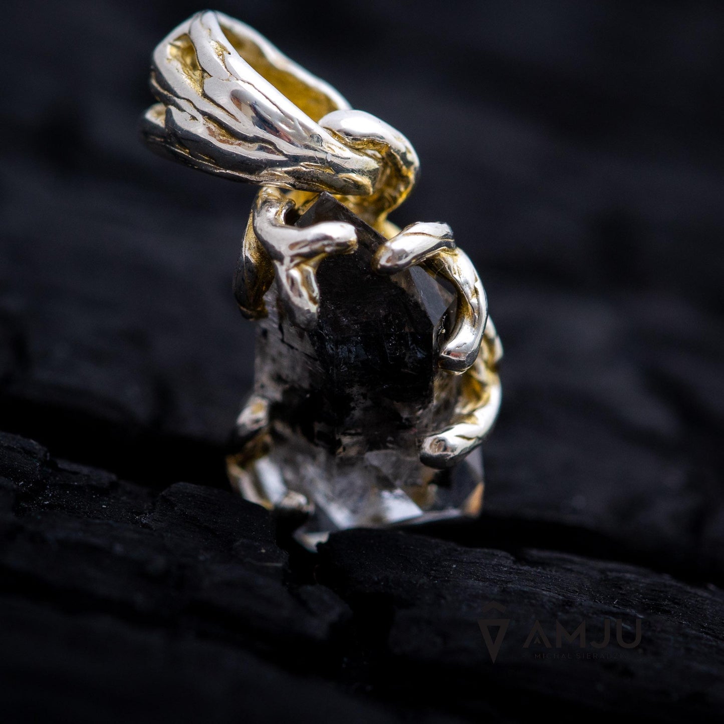 Twin Tibetan Quartz, pendant