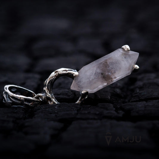 Milk Tibetan Quartz, pendant