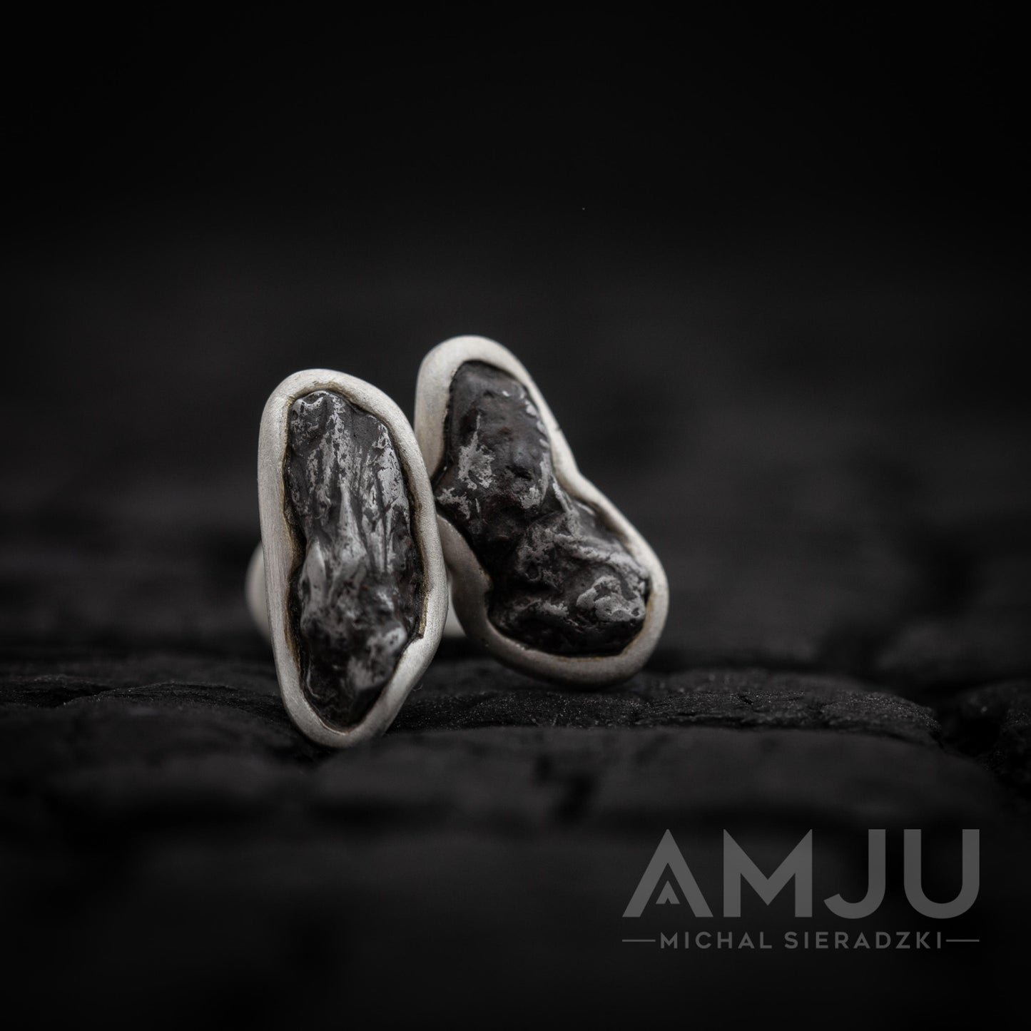 Sikhote Alin meteorite earrings