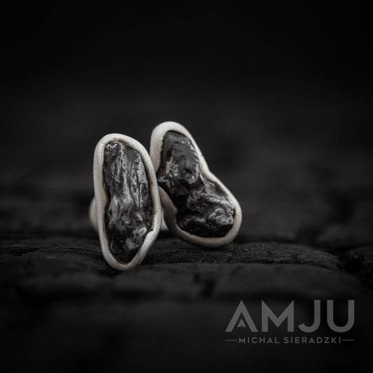Sikhote Alin meteorite earrings