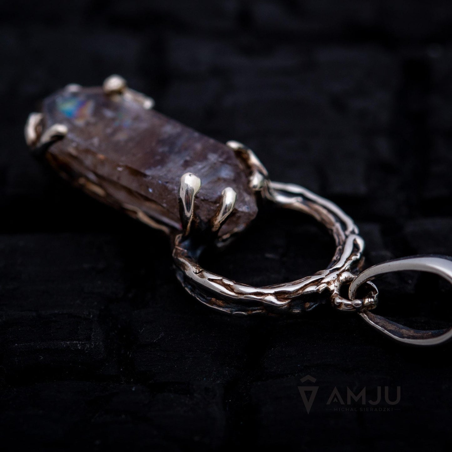 Rainbow Tibetan Quartz, pendant