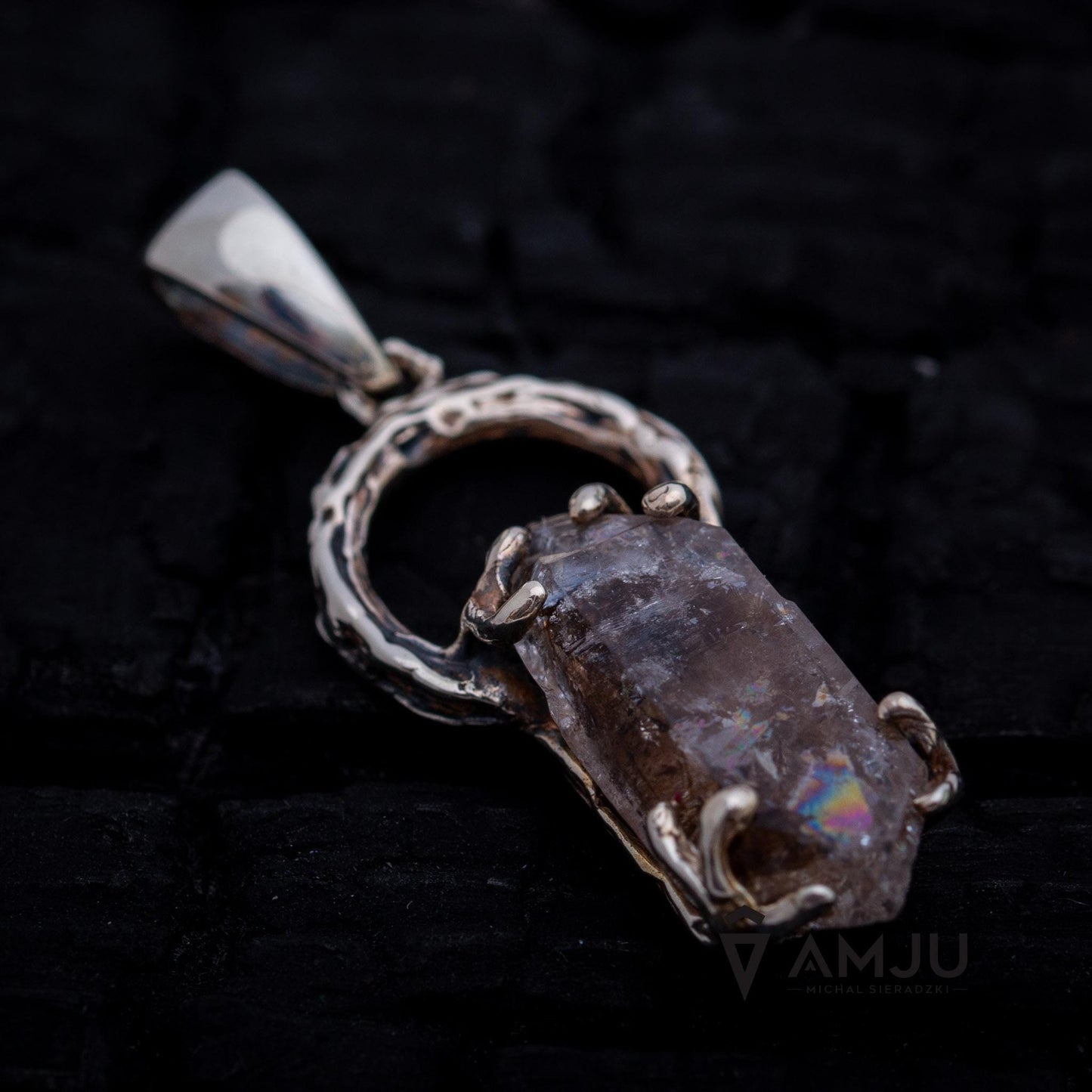 Rainbow Tibetan Quartz, pendant