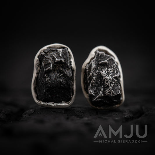 Sikhote Alin meteorite earrings