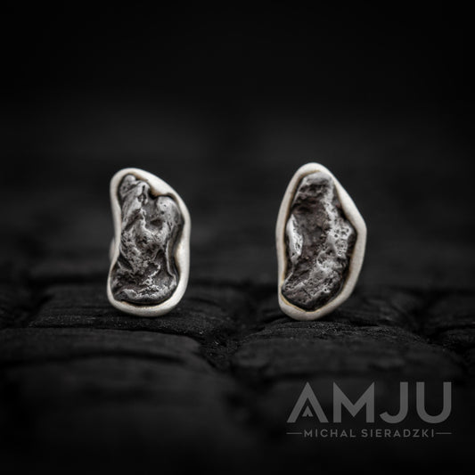Sikhote Alin meteorite earrings