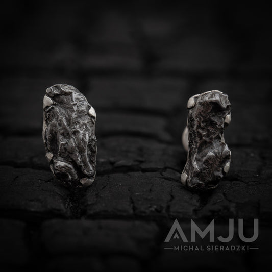 Sikhote Alin meteorite earrings