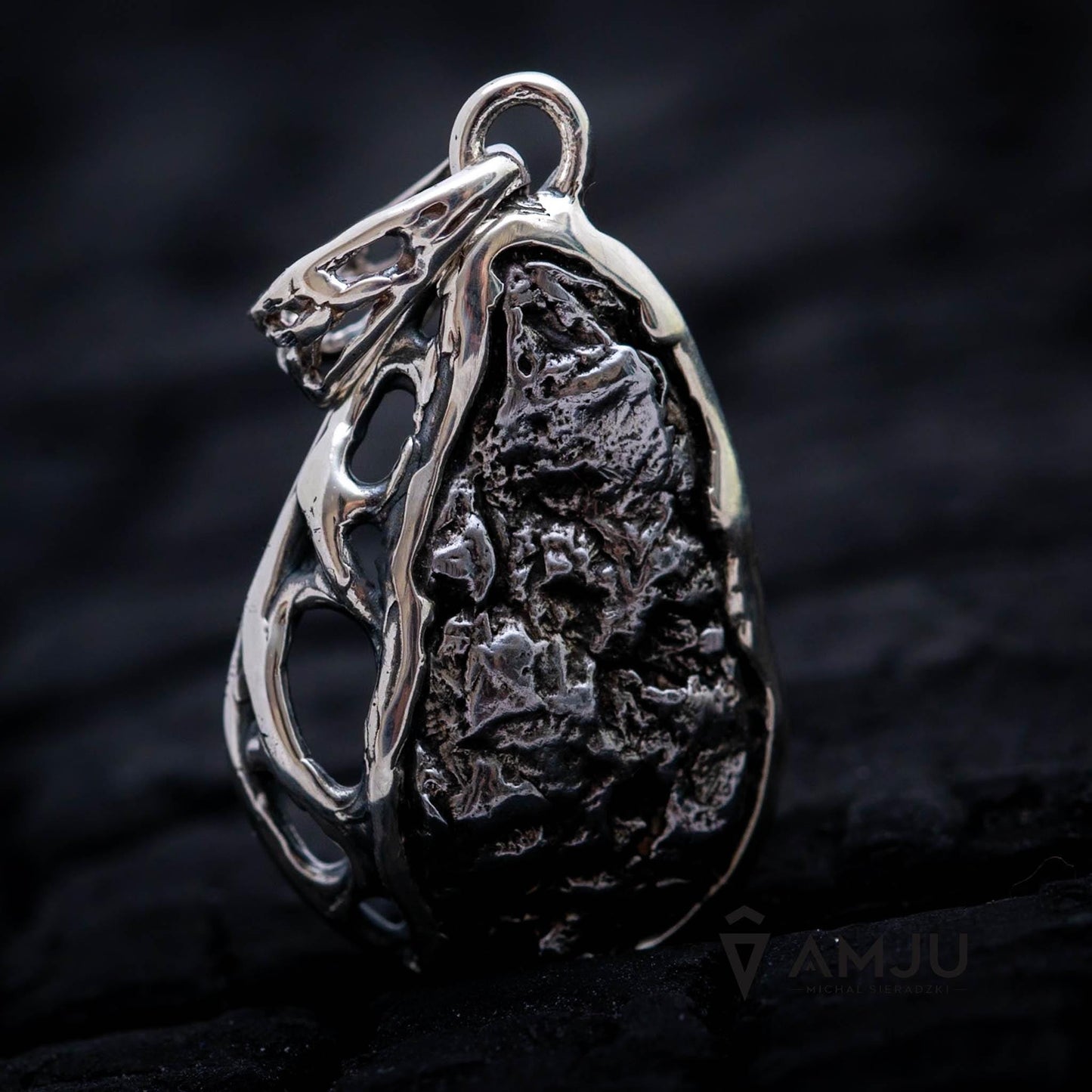 Campo del Cielo meteorite, pendant