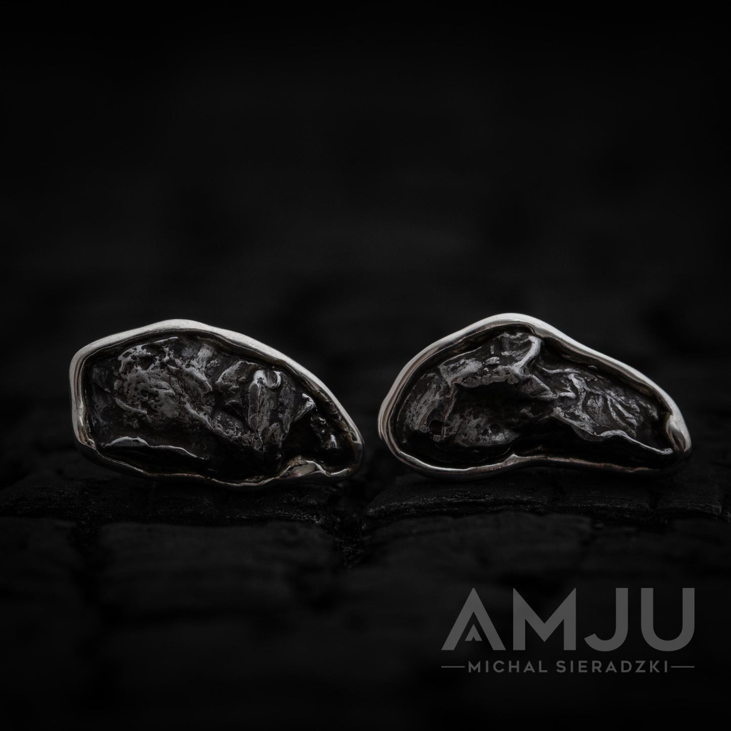 Sikhote Alin meteorite earrings