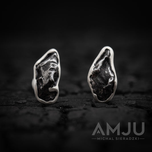 Sikhote Alin meteorite earrings